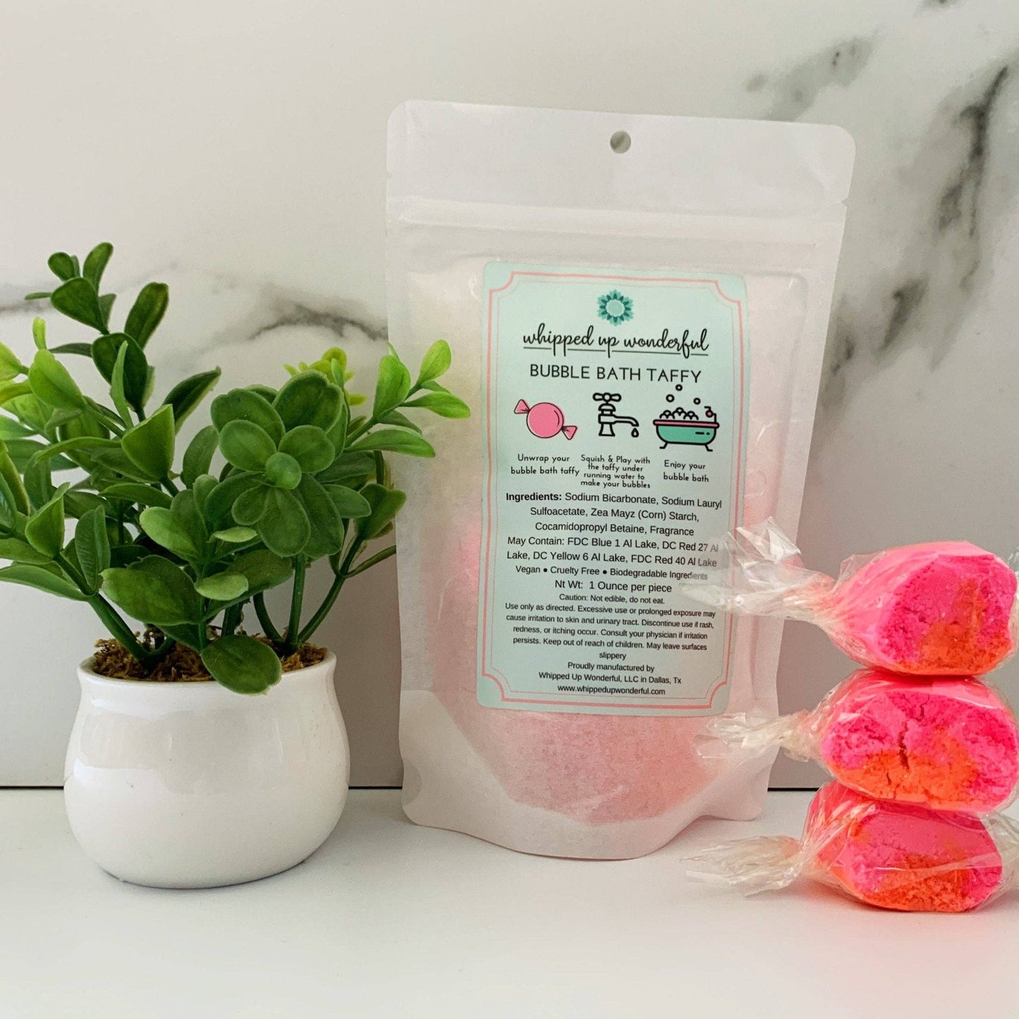 Love Spell Bubble Bath Taffy